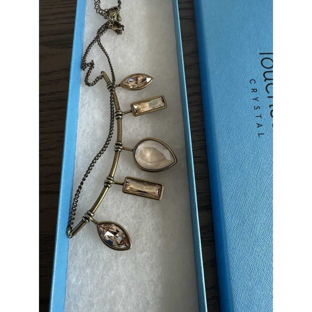 Touchstone Crystal Antiquity Necklace 18" New‎